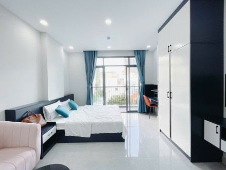 Cho thuê căn hộ 1PN rộng 40m2 - balcony - thang máy - chợ Tân Định - CV Lê Văn Tám - bờ kè Hoàng Sa