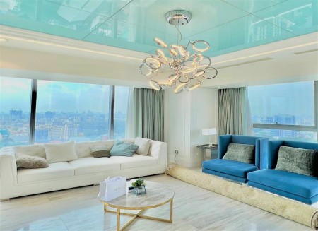 Cho thuê căn hộ 2Pn nội thất cao cấp ngay tòa Vincom Center, Quận 1 view góc cực đỉnh