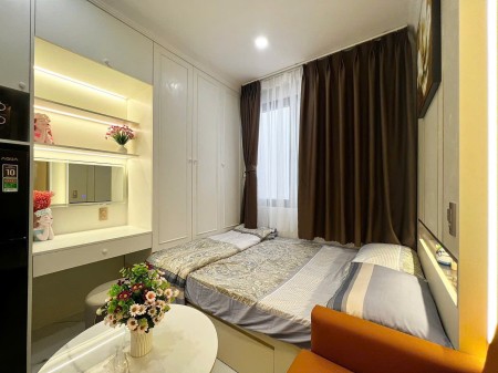 CHO THUÊ CĂN HỘ DỊCH VỤ HIỆN ĐẠI - CỬA SỔ TRỜI - FULL NỘI THẤT - THANG MÁY - GẦN QUẬN 1, QUẬN 3