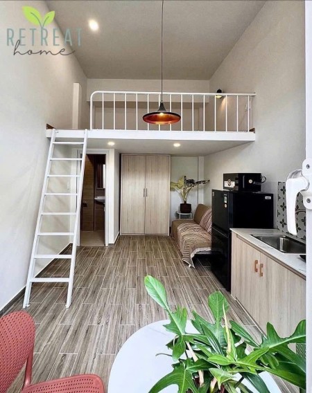 Phòng Gác Cao 2M Ngay Nguyễn Tri Phương UEH Cs B - Đầy Đủ Nội Thất