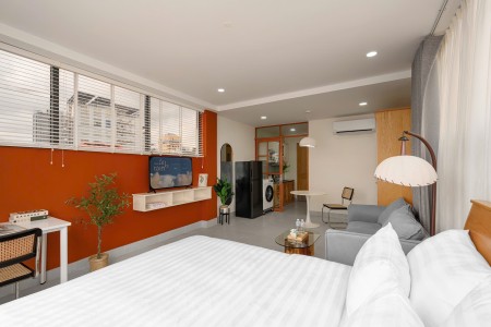 Căn hộ 1PN 40m2 ngay công viên Lê Văn Tám đường Võ Thị Sáu ngay Tân Định gần ĐH Kinh Tế - Thang máy