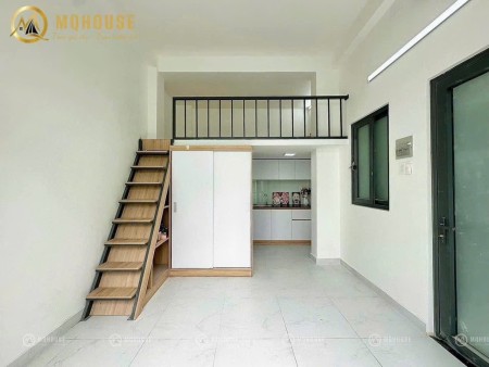 Nhà mới xây DUPLEX Gác cao 2M có Bancol Đầy Đủ Nội Thất