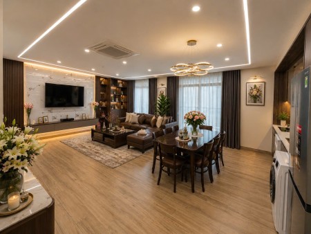 Căn hộ cao cấp full nội thất - có máy giặt sấy riêng - ngay gần hồ tây & lotte liễu giai