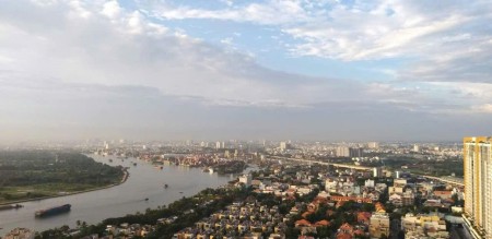 Thuê Masteria An Phú Q2 (74m, 2pn, full giá 21tr/th) Căn GÓC với ban công 4 cánh siêu rộng,
