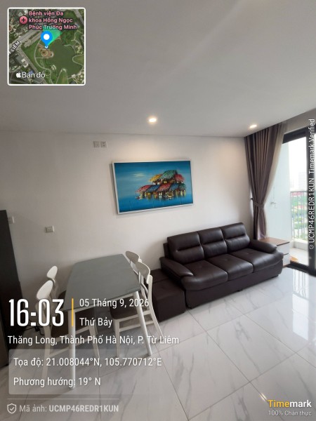 Em cho thuê Mỹ Đình Pearl Toà P1 - 2 ngủ - Full đồ - Vào ở ngay - 16tr view hồ