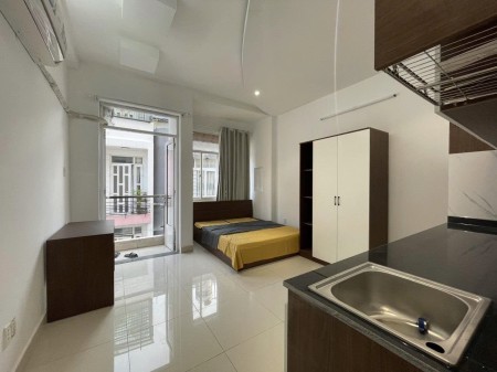 Cho thuê căn hộ 1pn ban công full nội thất đường Tăng Bạt Hổ gần VLU , Hutech, uef và hàng xanh