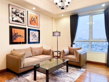 Cho thuê căn hộ 1 phòng ngủ, lầu cao view tuyệt đẹp, nội thất cao cấp đầy đủ giá 16 triệu/tháng