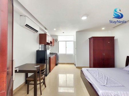 Cho thuê căn hộ full nội thất - máy giặt riêng - gần chợ Hòa Hưng, vòng xoay Dân chủ quận 10