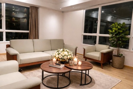 Cho thuê căn hộ 3 phòng ngủ, view hồ bơi tuyệt đẹp, nội thất cao cấp đầy đủ giá 32 triệu/tháng