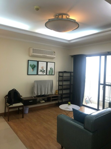 Thuê CHCC Cantavil AP Q2 (80m2, 3PN, full giá 16,5 tr/th) ga metro sát bên, ban công hướng mát