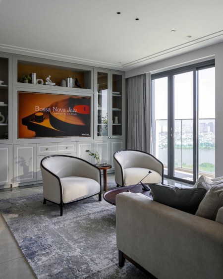 Ảnh 2 - The Crest : Căn hộ Loft The Crest - The Metropole Thủ Thiêm, 150m2,…