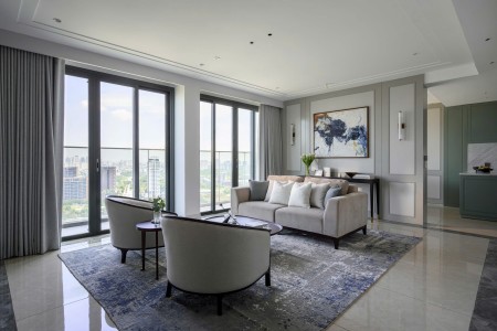 Ảnh 1 - The Crest : Căn hộ Loft The Crest - The Metropole Thủ Thiêm, 150m2,…