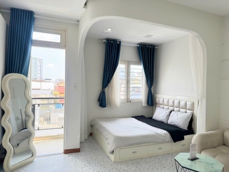 Cho thuê căn hộ có ban công vách ngăn nhà tắm 36m² bùi đình túy, bình thạnh gần chợ bà chiểu