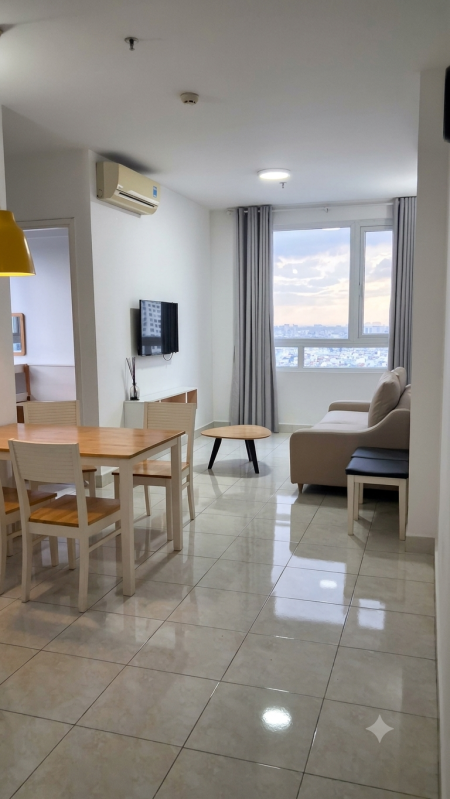 CHO THUÊ GẤP CC 90 RIVERSIDE NGUYỄN HỮU CẢNH, 2PN FULL NỘI THẤT