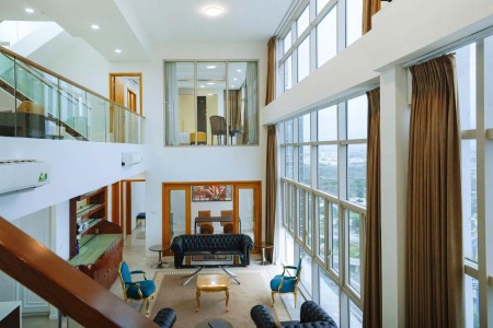 Penthouse căn hộ The Vista An Phú cho thuê view toàn cảnh sông nội thất hiện đại