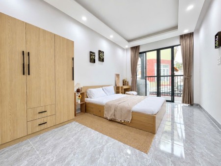 CHO THUÊ CĂN HỘ 1PN 40M² FULL NỘI THẤT, BAN CÔNG, MÁY GIẶT RIÊNG – XÔ VIẾT NGHỆ TĨNH, GIÁP QUẬN 1