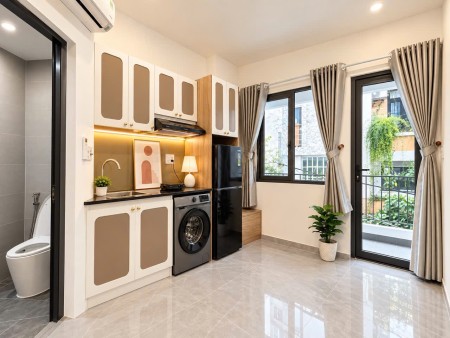 Cho thuê căn hộ mới có ban công - máy giặt riêng - gần Đại học Văn Lang - Nguyễn Xí - Bình Thạnh