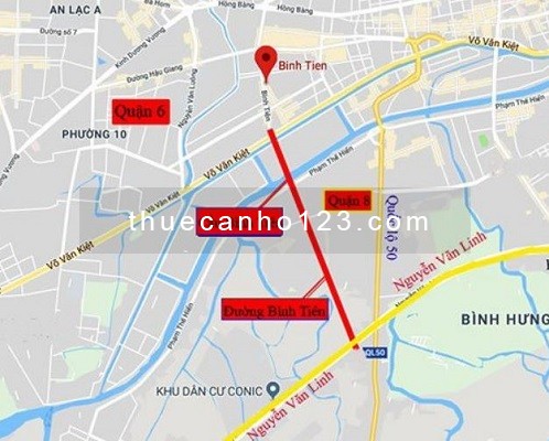 Phân tích nên thuê chung cư nào ở Quận 8 Hồ Chí Minh