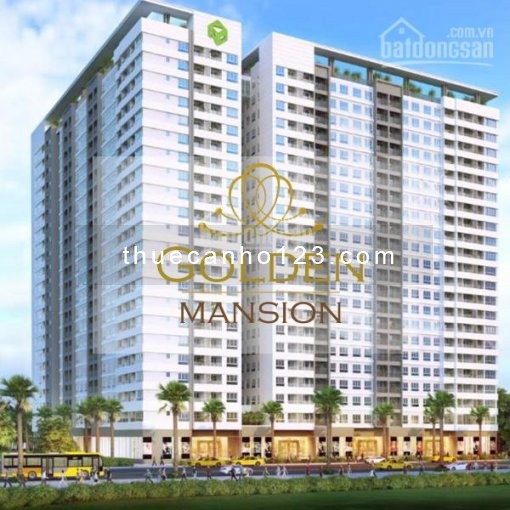 Chủ cho thuê căn hộ mới Quận Phú Nhuận, dt 69m2, giá 15 triệu/tháng. CC Golden Mansion