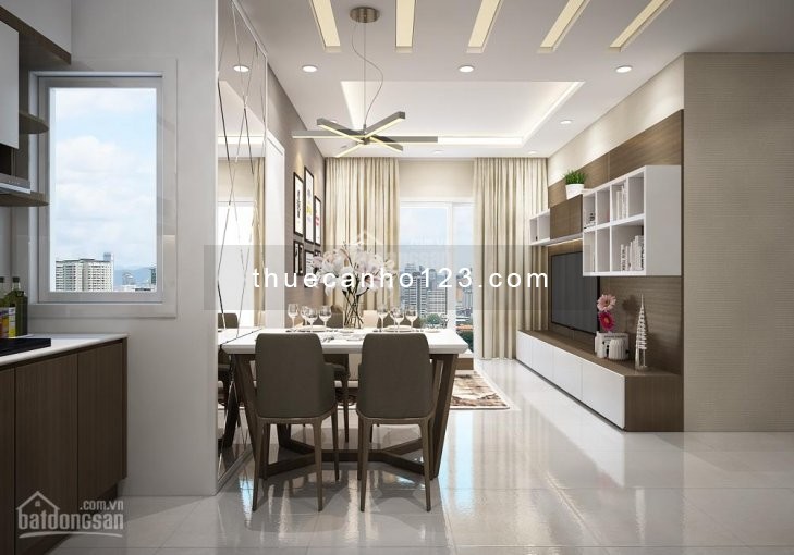 Cho thuê căn hộ Tân Phước Plaza 1 PN, giá 53m2, giá 9 triệu/tháng