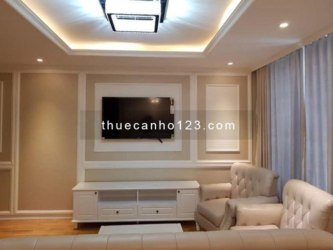 Cho thuê căn góc tầng cao, dt 100m2, 2 PN, cc Lesman Luxury, giá 46.55 triệu/tháng