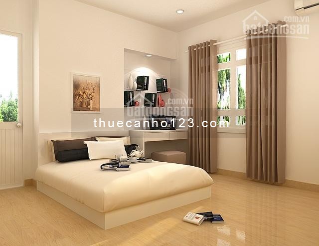 Cho thuê căn hộ tầng cao rộng 130m2, 3 PN, Phú Hoàng Anh, giá 13 triệu/tháng