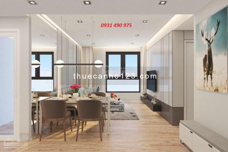 Trống căn hộ tầng cao rộng 86m2, 2 PN, cc Saigon Pearl, giá thỏa thuận
