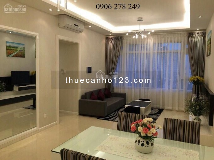 Chủ cho thuê căn hộ rộng 92m2, 2 PN, giá 17 triệu/tháng, tầng trung, cc Saigon Pearl
