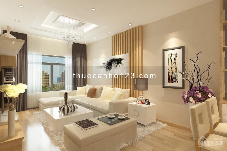 Chủ cho thuê căn hộ rộng 70m2, tầng cao, cc Melody Tân Phú, 2 PN, giá 10 triệu/tháng