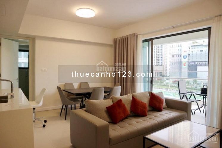 Trống căn hộ tầng cao rộng 60m2, 2 PN, có sẵn đồ, cc Gateway Thảo Điền, giá 16 triệu/tháng