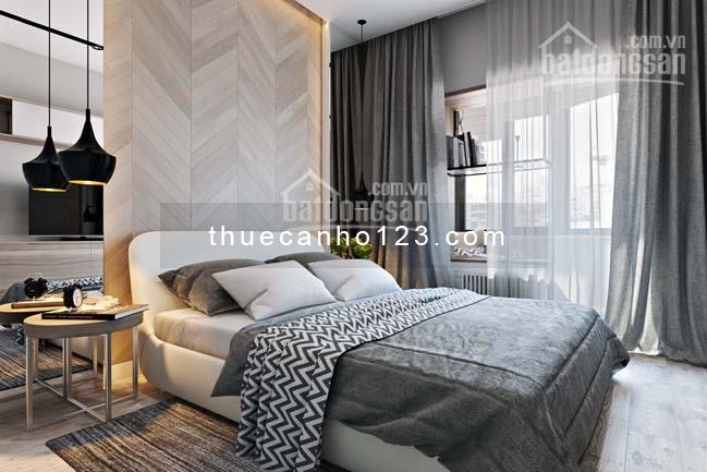 Léman Luxury Quận 3 cho thuê căn hộ tần cao, sàn gỗ, dt 77m2, 2 PN, giá 26 triệu/tháng