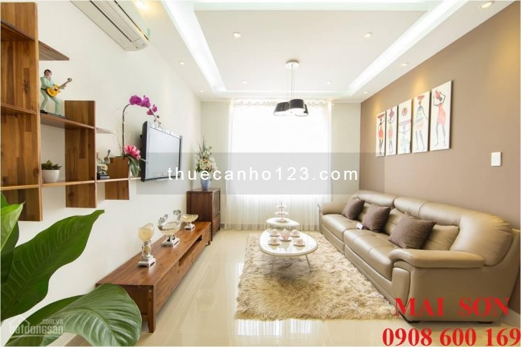 Chủ cần cho thuê căn hộ Him Lam Quận 9 rộng 70m2, 2 PN, đủ đồ dùng, giá 7.5 triệu/tháng