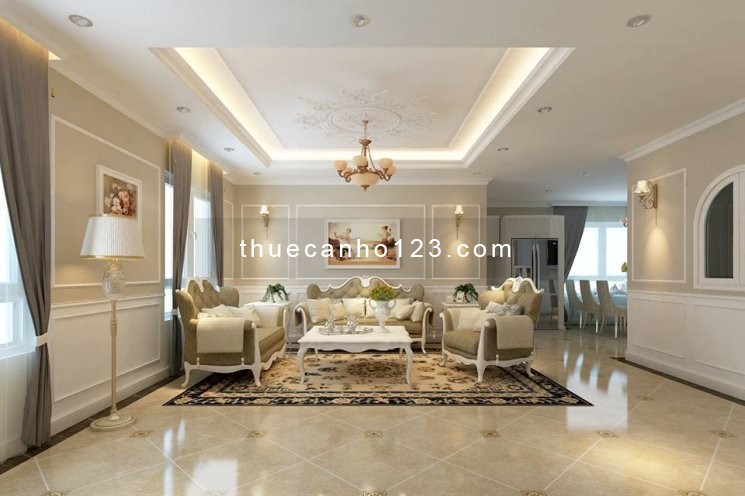 Cần cho thuê căn hộ rộng 138m2, tầng cao, sống yên tĩnh, cc Xi Riverview, giá 35 triệu/tháng