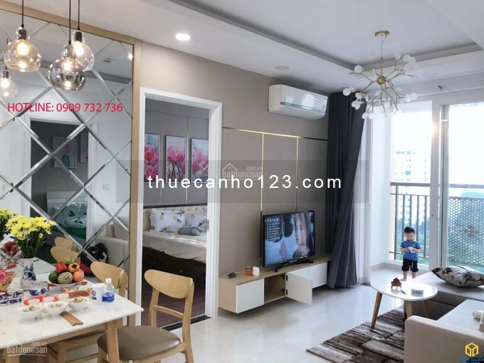 Saigon Mia khu Trung Sơn cần cho thuê căn hộ rộng 79m2, 2 PN, giá 15 triệu/tháng, LHCC