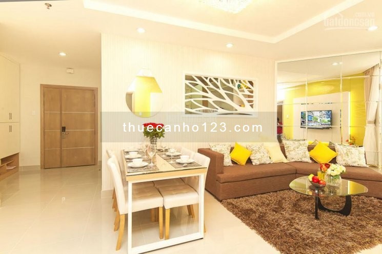 Him Lam Chợ Lớn có căn hộ rộng 83m2, 2 PN, cần cho thuê giá 12.5 triệu/tháng, LHCC