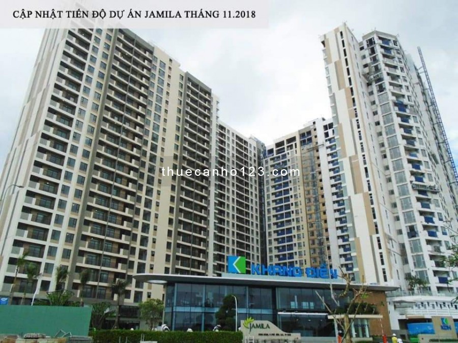 Cho thuê Jamila Khang Điền 2PN 70m2 nhà trống đên có nội thất full giá từ 7 tr/tháng. LH: 0901188443