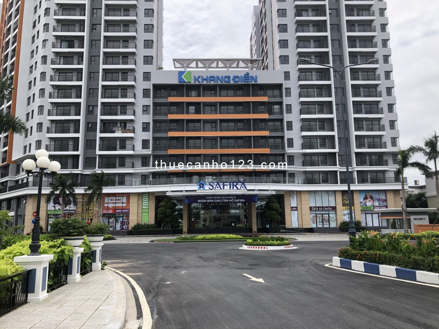 Cho thuê căn hộ 2 PN 67m2 giá 6,5 triệu/tháng, căn hộ Safira Khang Điền mới 100%