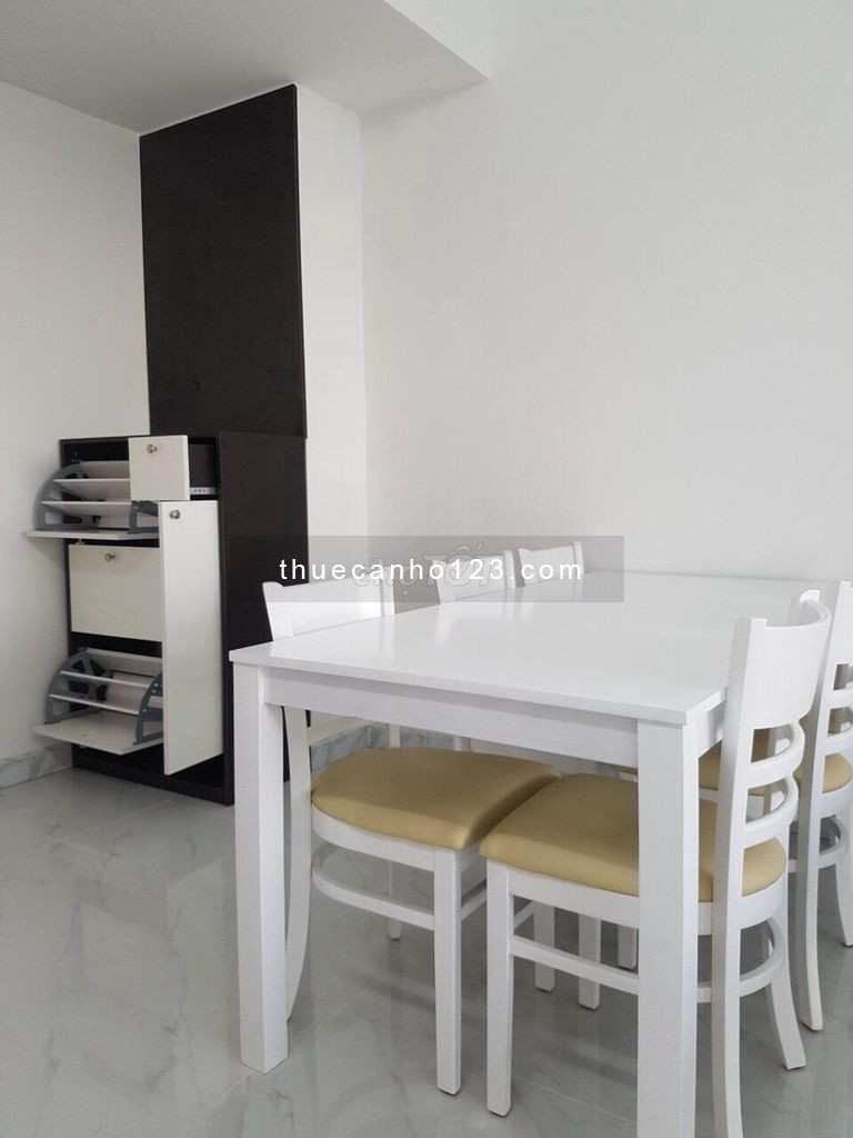 Cho thuê căn hộ Sài Gòn Avenue 62m2 bao gồm 2PN 2WC 1 phòng khách, tủ bếp dưới. Giá 6,5 triệu/tháng