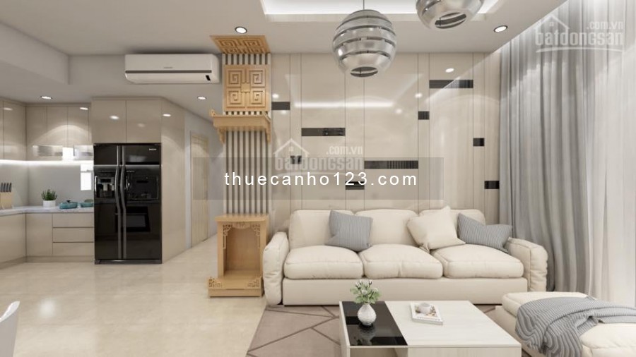 Cho thuê căn hộ Hà Đô Centrosa rộng 86m2, 2 PN, tầng cao, có sẵn nội thất, giá 15 triệu/tháng