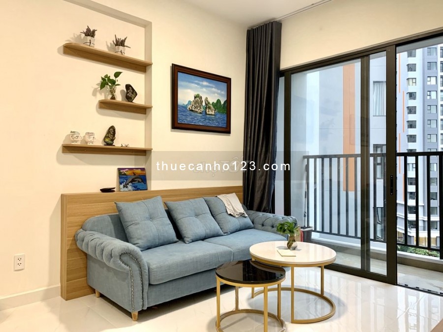 Cho thuê căn hộ tại chung cư Safira Khang Điền phường Phú Hữu Quận 9. Căn hộ ngay góc, có 2 phòng ngủ.