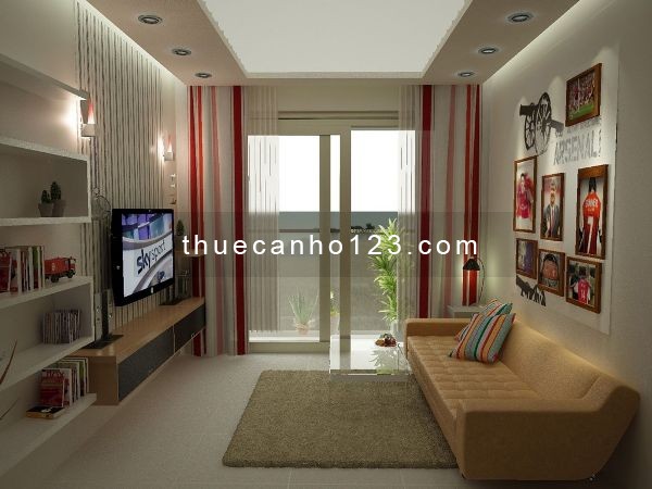 Cho thuê căn hộ chung cư Toky Tower 65m2 2Pn mới tinh, tầng trung, view đẹp giá thuê siêu mềm
