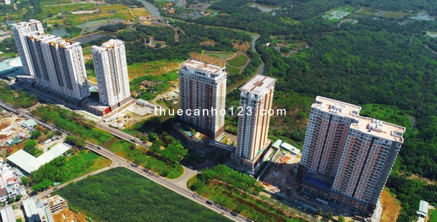 Cho thuê căn hộ chung cư tại Nhà Bè thuộc dự án Dragon Hill 2. Dt 74m2 giá thuê 8 triệu/tháng