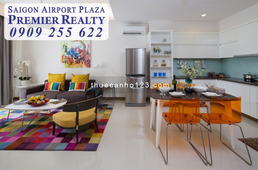 Cho thuê căn hộ chung cư Saigon Airport, 3pn - nội thất hiện đại, căn góc, giá hấp dẫn. Hotline Pkd 0909 255 622