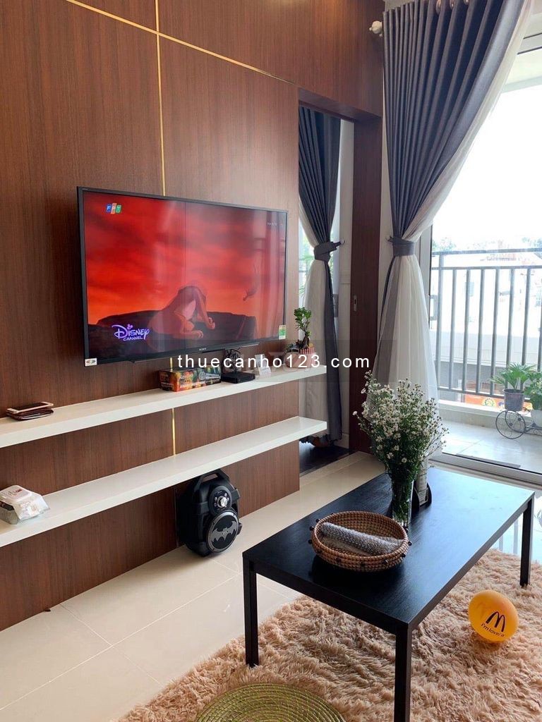 Cho thuê căn hộ chung cư 98m2, 3 phòng ngủ, 2 phòng vệ sinh, nội thất full hàng cao cấp tại Phú Nhuận