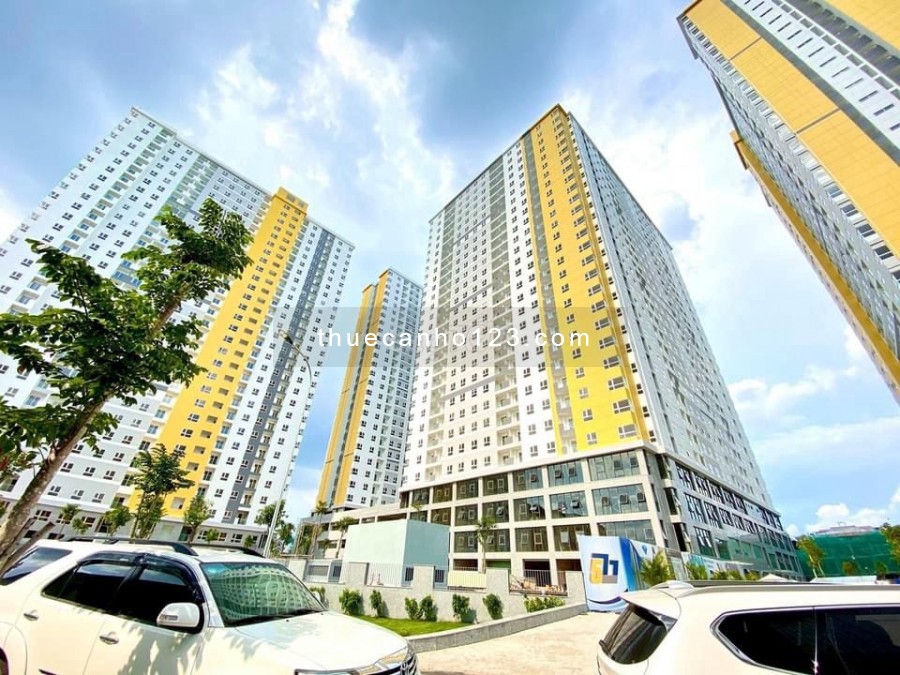 Cho thuê căn hộ cao cấp tại chung cư City Gate Towers 2 với 72m2 căn hộ có 2PN 2WC, giá cho thuê 7,5 triệu/tháng