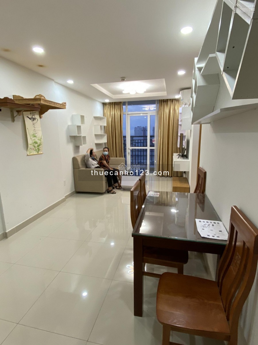 Cho thuê căn hộ chung cư tại Thủ Đức Him Lam Phú Đông, 65m2, 2 phòng ngủ, 2 phòng vệ sinh.