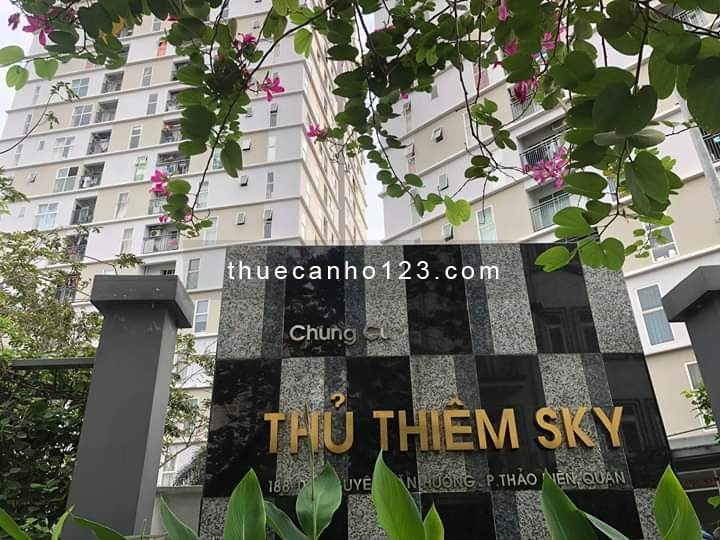 Cho thuê Chung cư Thủ thiêm Sky, 57m2, 2pn, full NT. Giá 11 triệu/th. O9I886O3O4