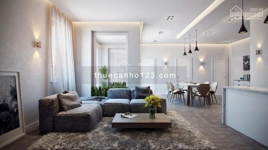 Cho thuê căn hộ 63m2, 2 PN, giá 7.5 triệu/tháng, cc La Astoria tầng cao, có sẵn nội thất