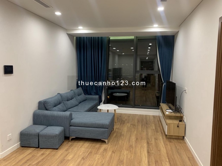 Cho thuê căn hộ 2PN, 2WC, Full nội thất cao cấp, Full sàn gỗ tại dự án Mulberry Lane Hà Đông, Hà Nội