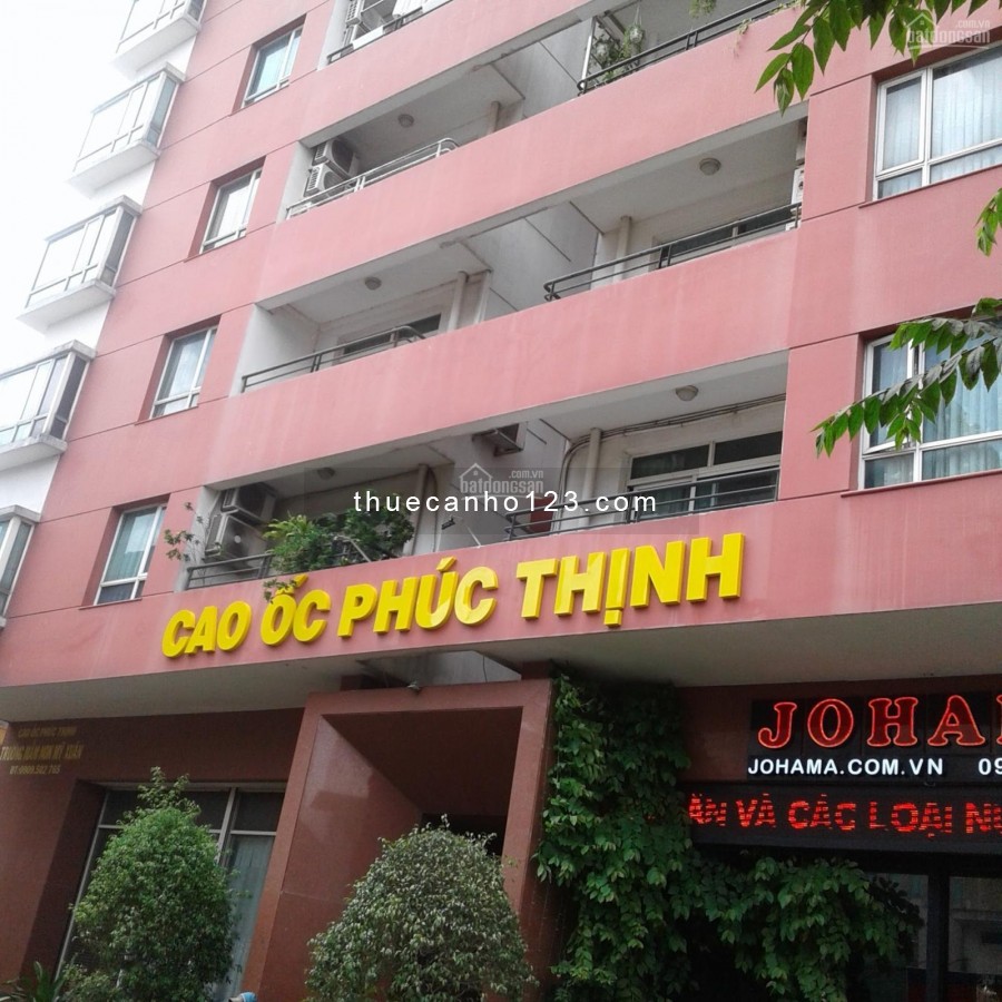 Chính chủ cho thuê căn hộ tại Chung cư Phúc Thịnh, 72m2, 2Pn, 1Wc, 10 triệu/tháng